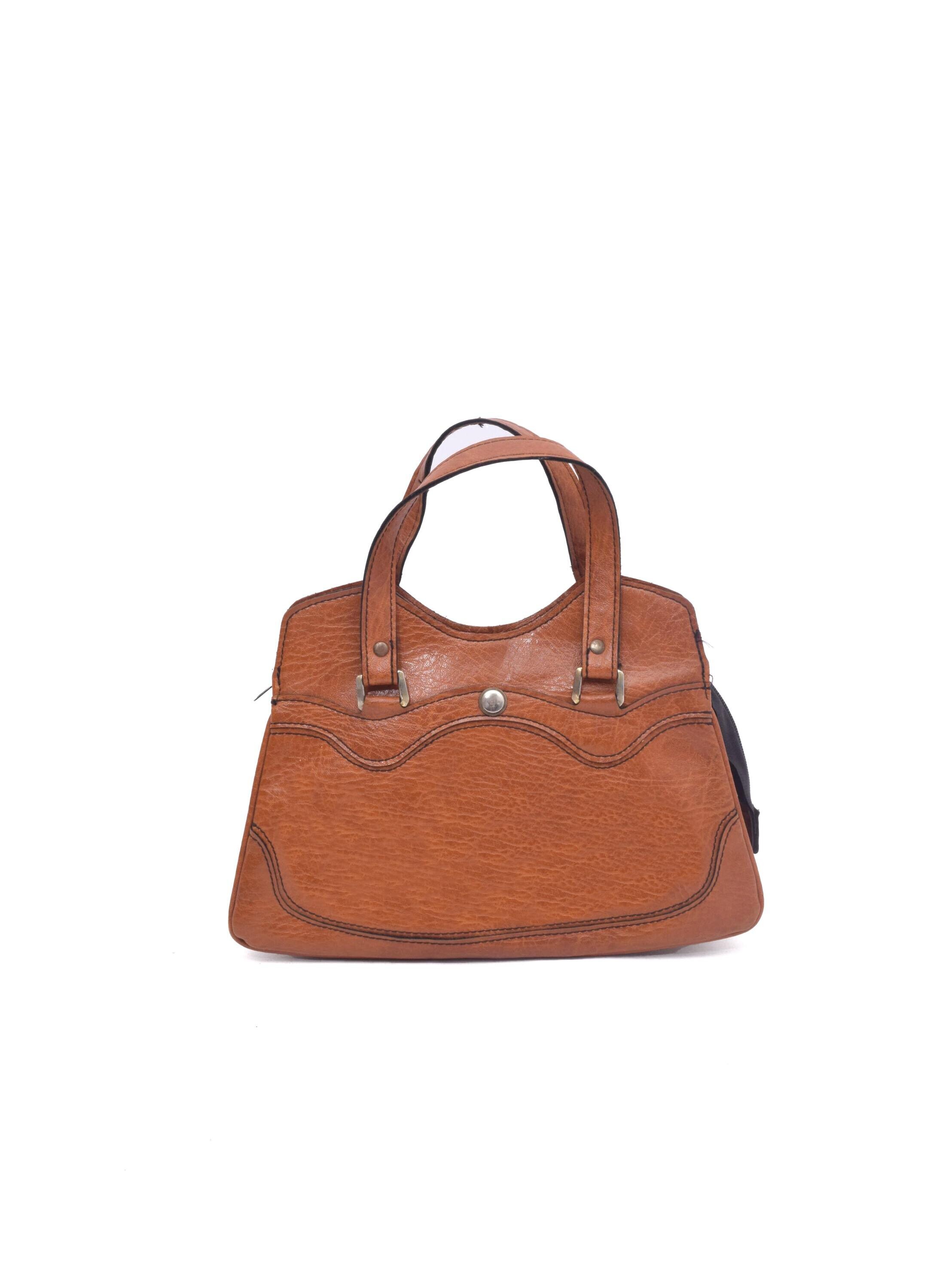 70s leather bag - Etsy 日本