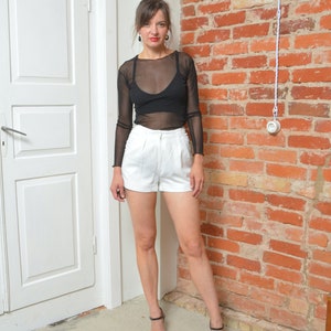 Vintage 80s Adidas Front Pleated Shorts - Size XS