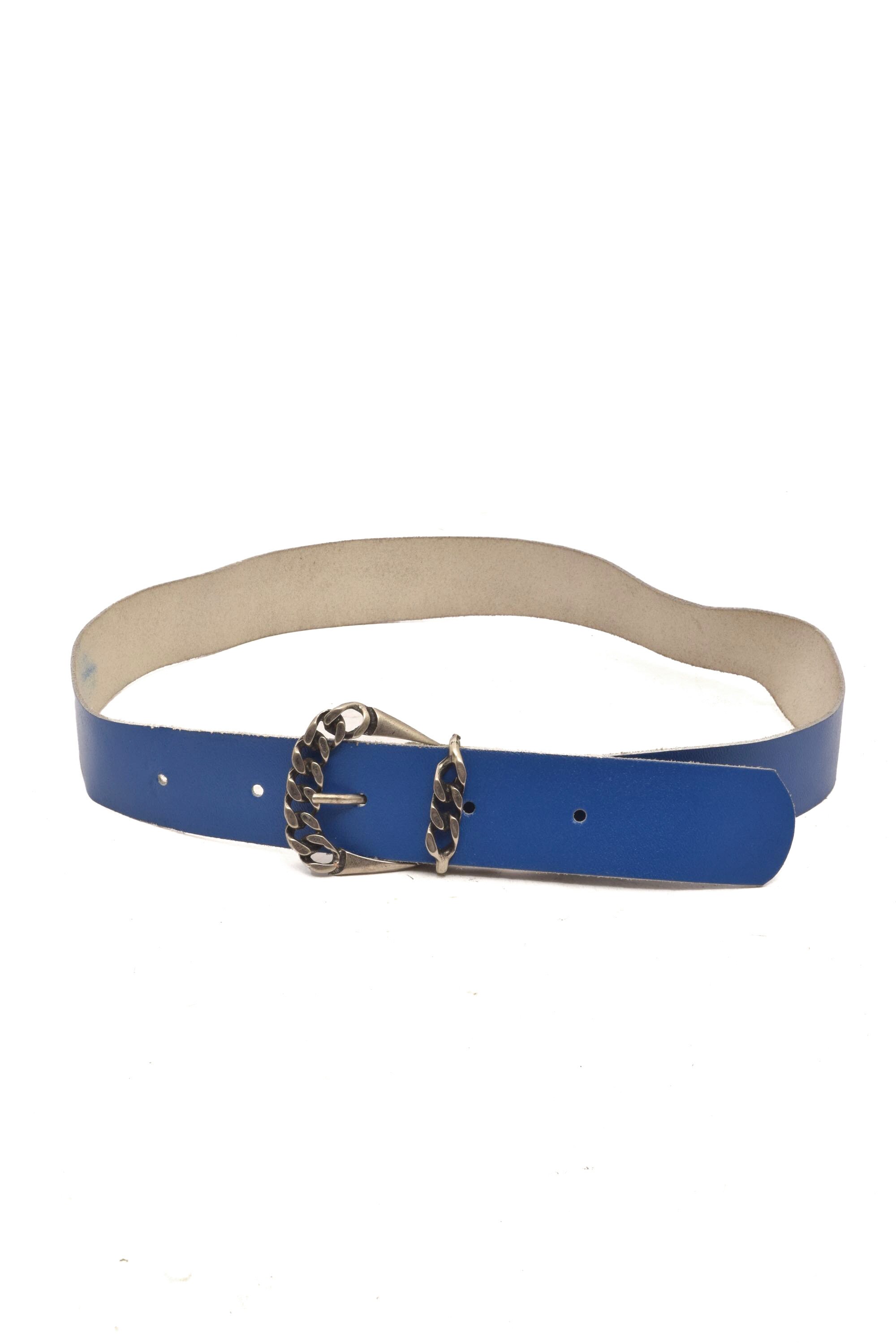 Vintage 80s Knot Blue and Silver belt Amazon.com: JEAN main image 3
