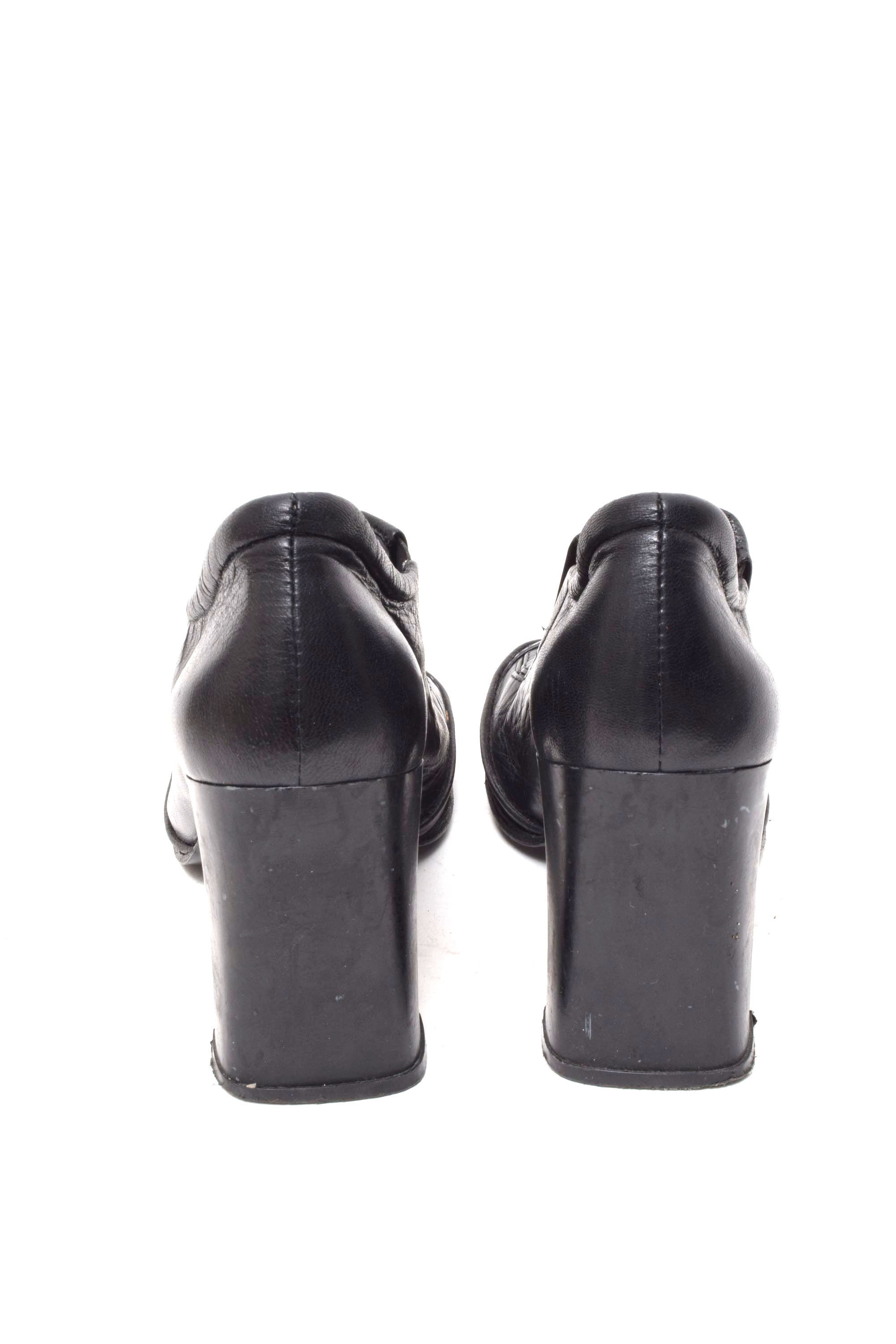 Fabulous extremely rare Biba Heels UK 3 Black star 90s vintage BT001