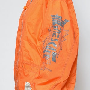 Orange Reißverschluss Regenjacke / Vintage 90er Jahre Inline Skate Kapuzenpullover Größe Medium Bild 9