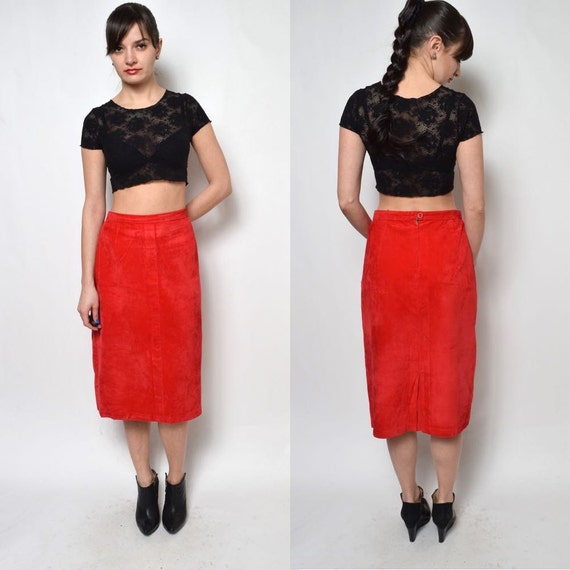 velour midi skirt