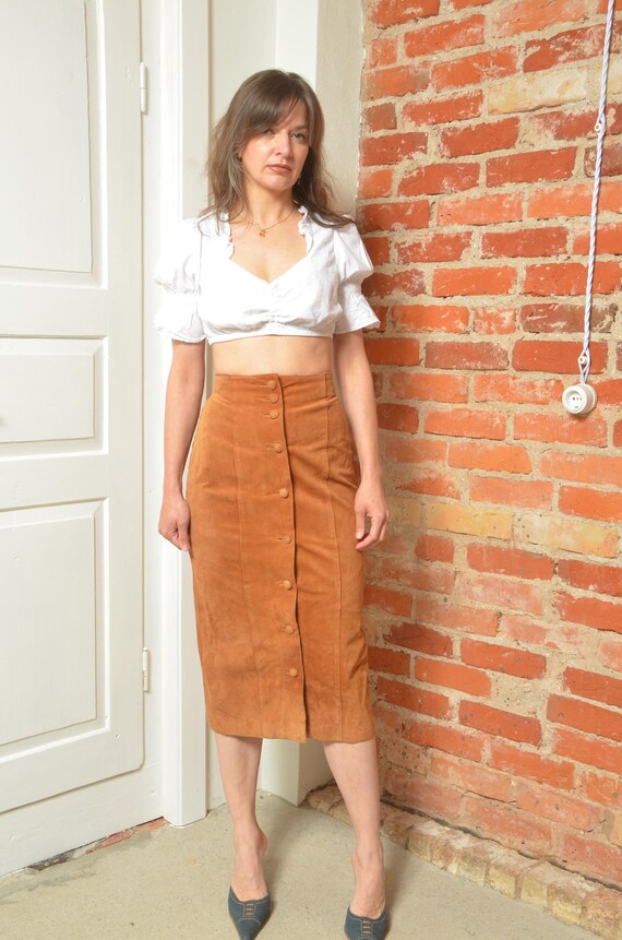 Maxi Skirt High Waisted Pencil Skirt 90s Women's Vintage 90s Wool