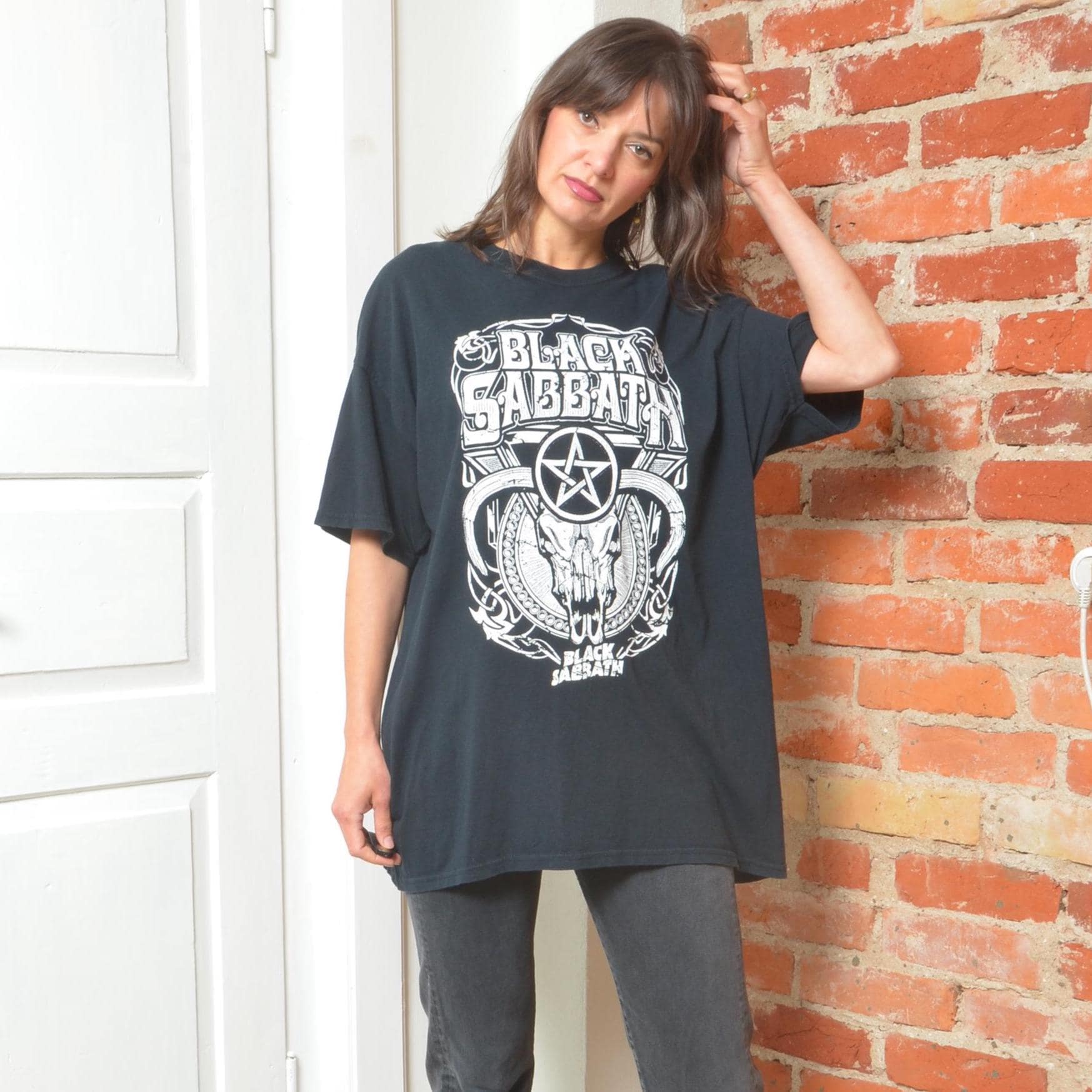 Black Sabbath Oversized Tee - Etsy