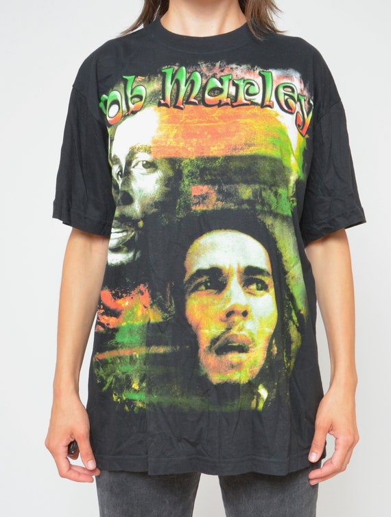 Bob Marley T Shirt /Turbogadget T shirt / Rasta T… - image 5