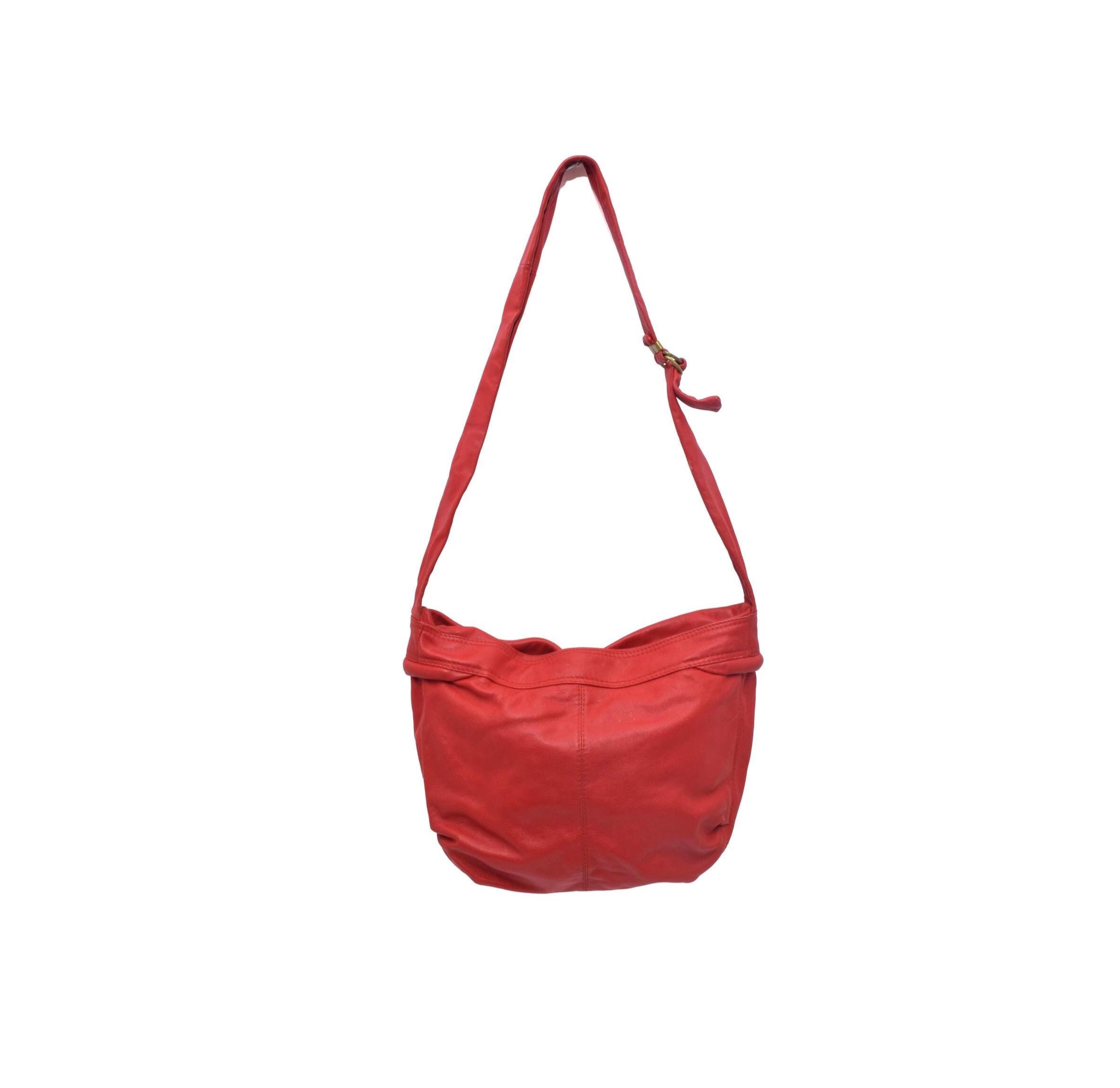 90's Italian Leather Handbag - Etsy