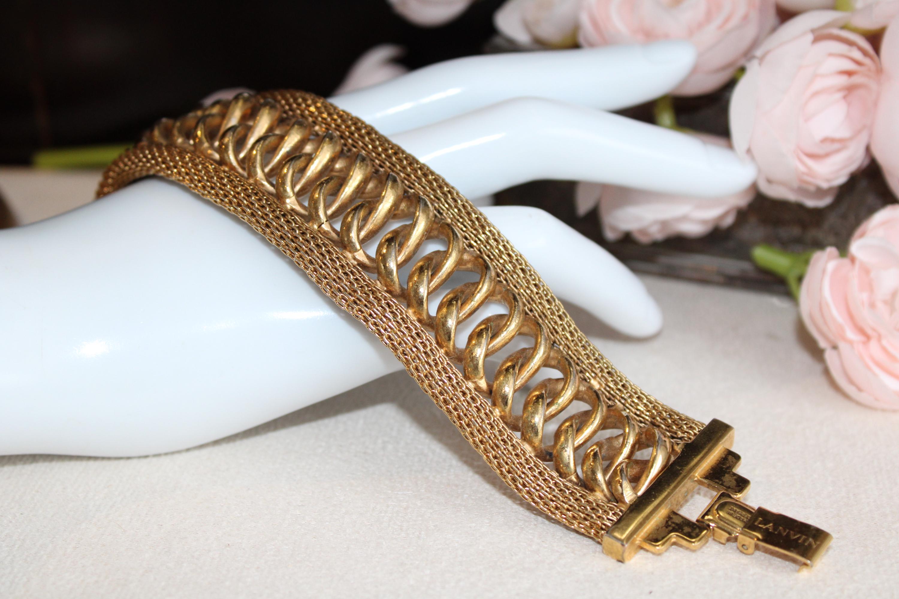 【最高級】イタリア製　LANVIN ブレスレット　ヴィンテージ　ランバン Lanvin bracelet - Etsy 日本