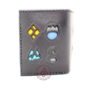 Pikachu Pokemon handgemaakte leren herenportemonnee, op maat gemaakt leercadeau voor jongen, coole ambachtelijke portemonnee voor jongen