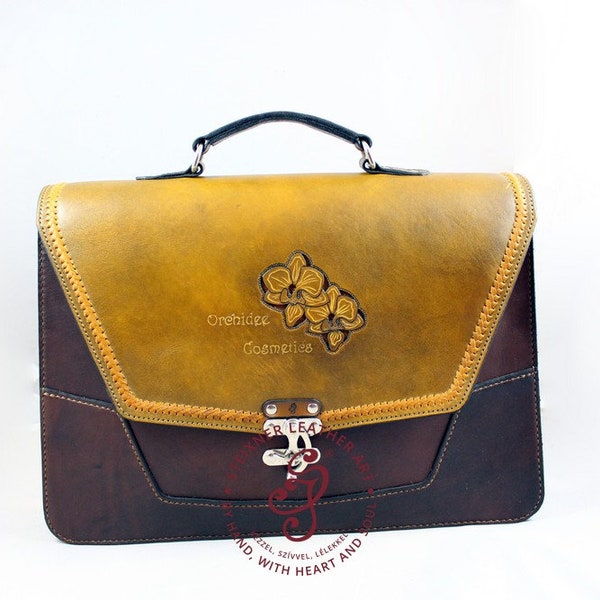 Leather Garment Bag Etsy