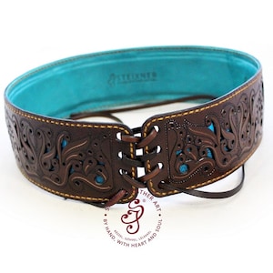 Waist Leather Belt, Engraved Belt, Hand Tooled Leather Accessories, Leather Corset, Cosplay Belt,Medieval Outfit,Hungarian Folk Art,Steixner