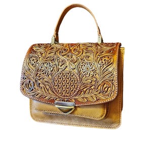 Olivia Women&#39;s Premium Handbag - Exclusive, Decorated, Detachable Strap, Flap Closure, 3 Pockets, Stylish Everyday Tote Bag