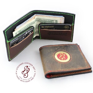 Valentines gift for him,Mens Wallet,Personalized Wallet,Leather Wallet,Engraved Wallet,Boyfriend Gift for Men, card holder
