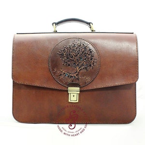 Personalisierte Umhängetasche aus echtem Leder, Laptoptasche Umhängetasche, Geschenk für Männer Bürotasche, Arbeit Aktentasche rustikale Tasche Große Schultasche