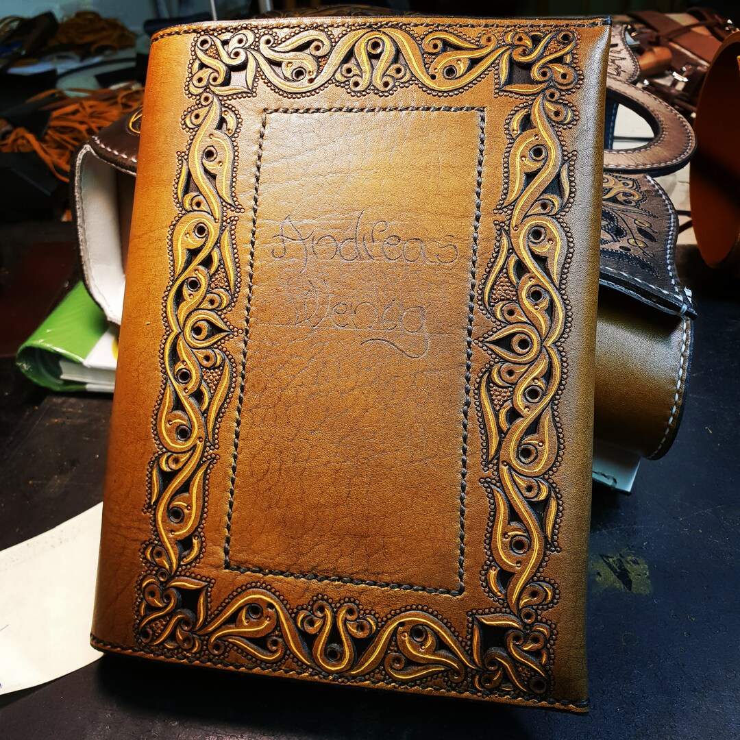 Refillable Genuine Leather Journal Cover for Pocket Size Field Notes ...