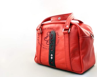 Time Resistance Leren Kledingstukzakken voor Reizen Heren en Dames Reiskostuumzak Draag Bagage Handgemaakt Italiaanse Volnerfleer, Bruin