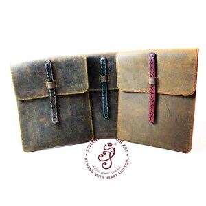 Distressed Leather Organizer for Men, Valentine&#39;s Day Gift, Personalized Document Folder, Vintage distressed leather business portfolio