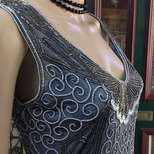 1920’s Silver Flapper Dress/Silver Flapper Dress