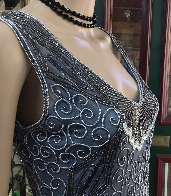 1920’s Silver Flapper Dress/Silver Flapper Dress - image 1