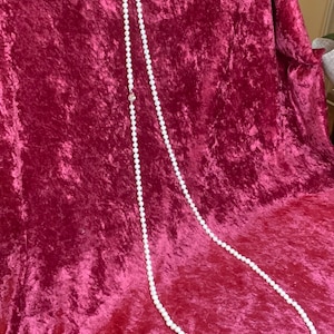 1920s style Flapper length Genuine Freshwater Pearl necklace