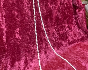 1920s style Flapper length Genuine Freshwater Pearl necklace