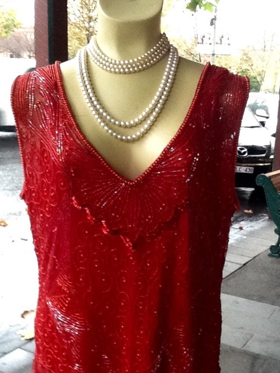 blue dress for baby girl Modern 20s Style Beaded Flapper Dress