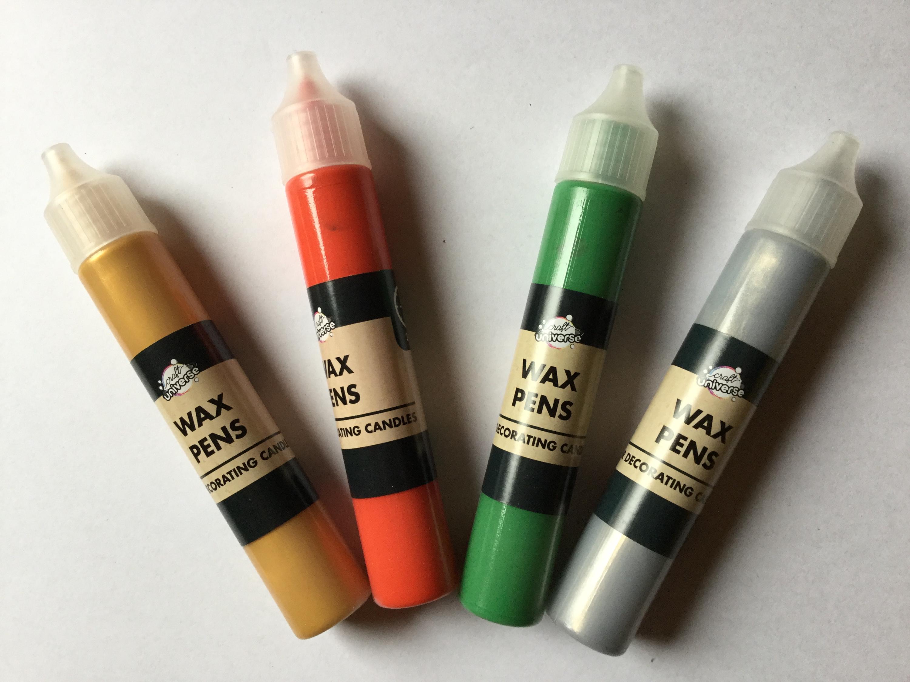 24 Stylos à Bougie - Peinture Acrylique 10ML Pour Décorer Bougies Et Surfaces Diverses