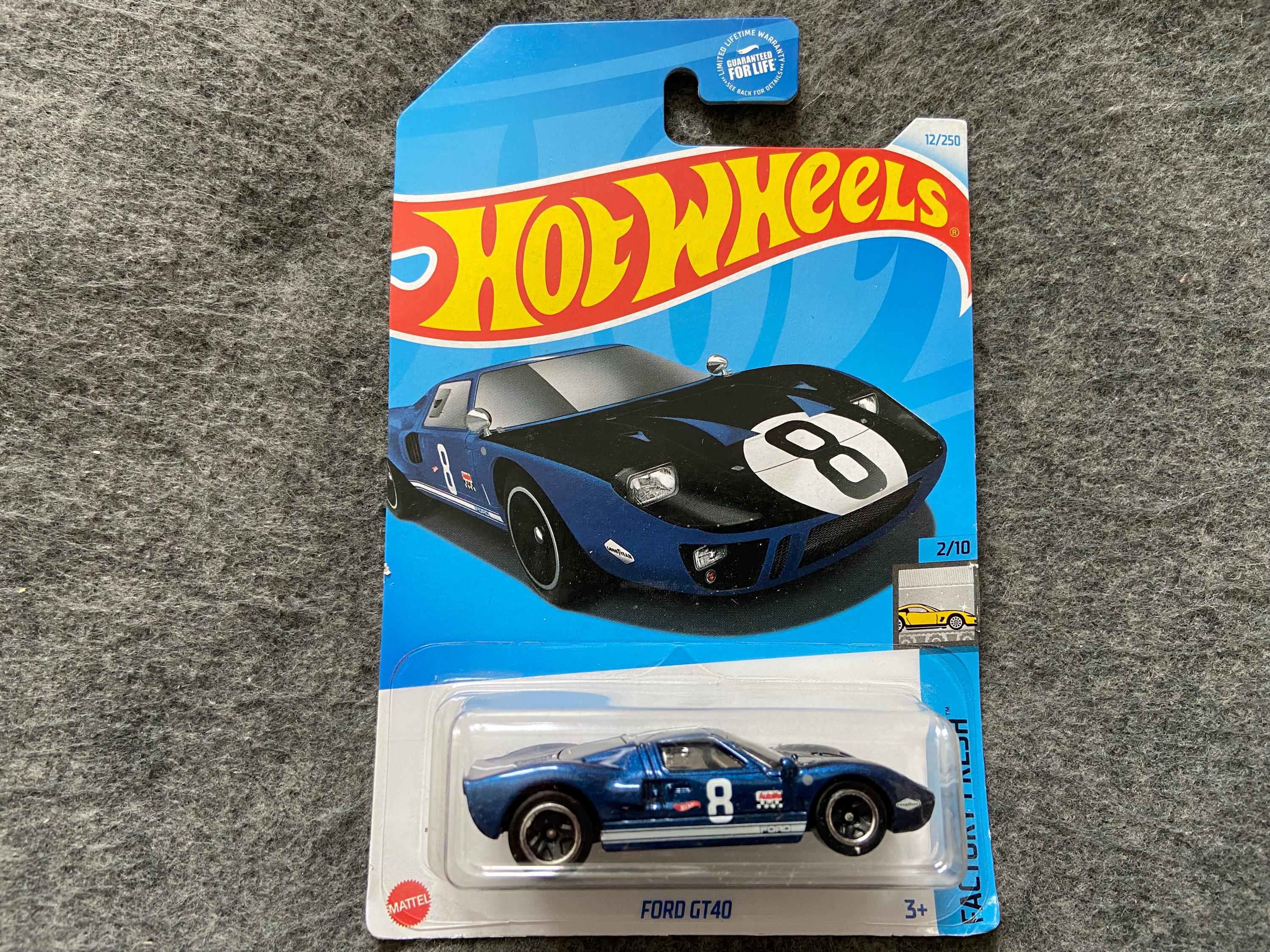 ホットウィール フォード GT ビンテージ レーシング モデルインプレッション】Hotwheels Circuit Legends Ford GT