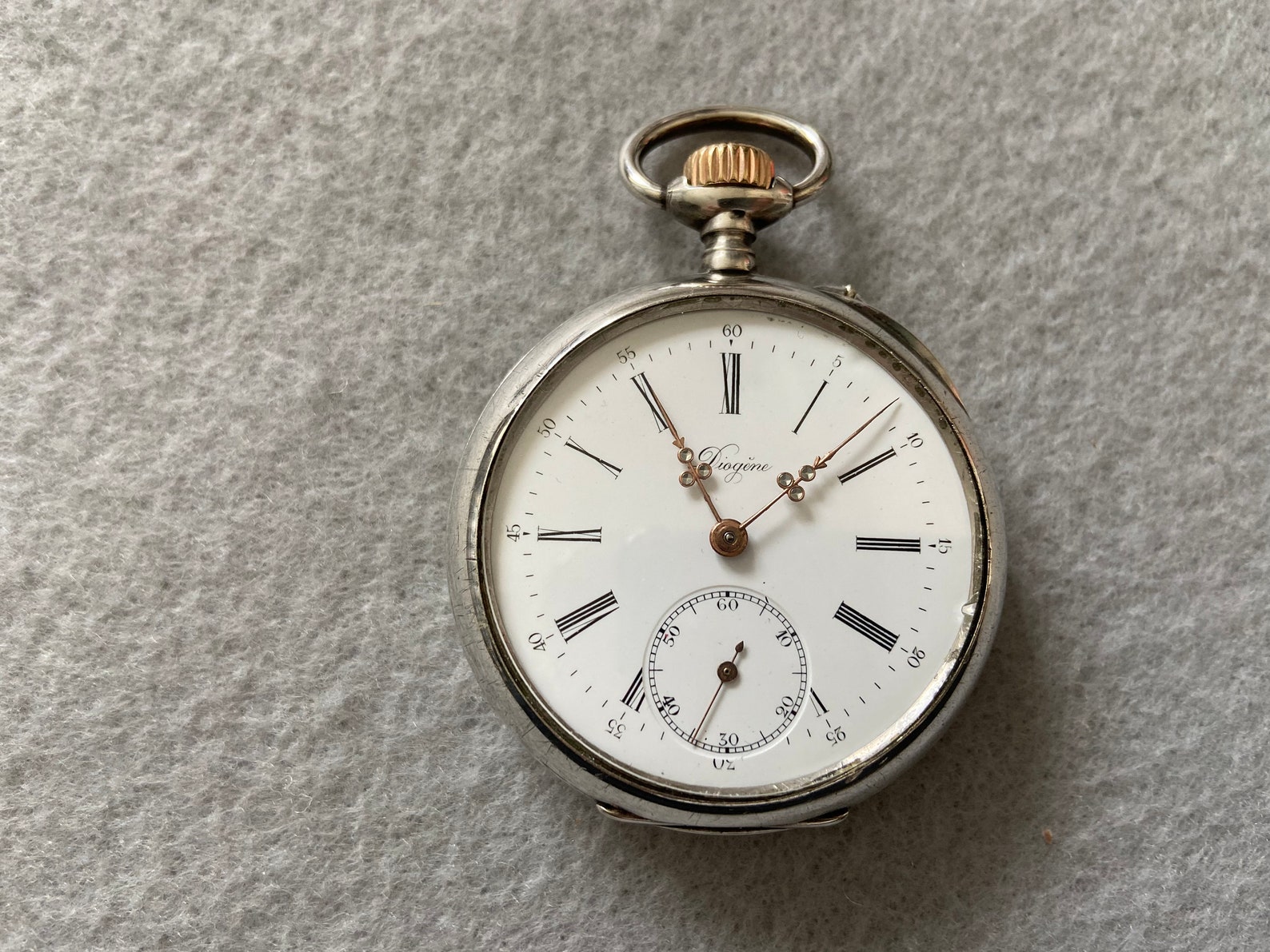 15 Rubis Diogene Vintage Mechanical Wind Up Pocket Watch | Etsy