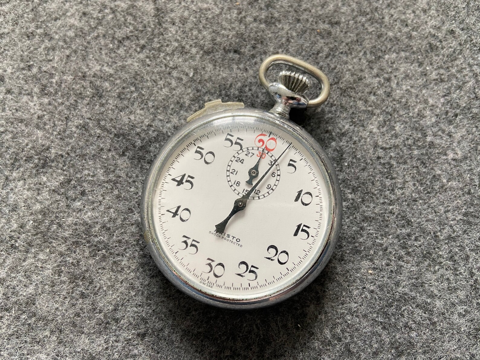 Swiss Made Aristo Shock Protected Vintage Stopwatch Etsy