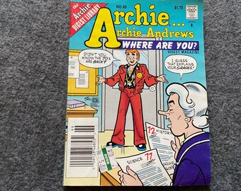 1995 Archie Andrews Where Are You? Vintage Comic Book