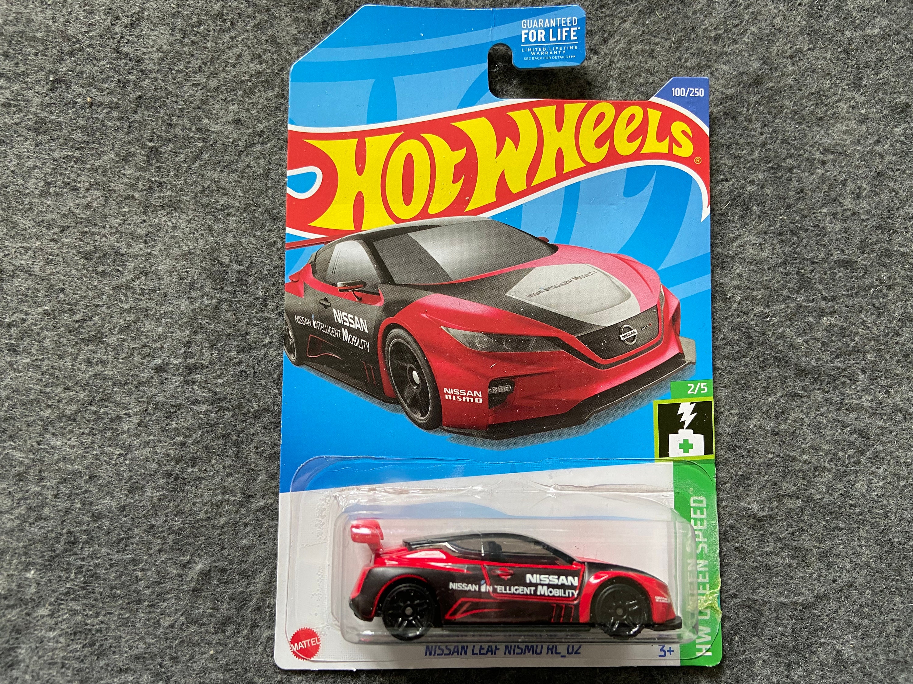 Hot Wheels Nissan Leaf Nismo RC_02 - HW Green Speed 2/5 - HCT78 - Card Corta - Mattel 2022 - 3