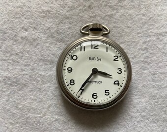 westclox bullseye pocket watch