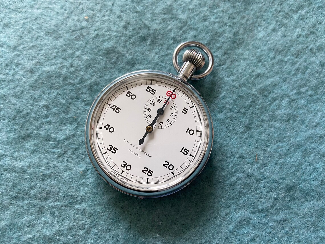A.R. & J.E. Meylan Tipo 202A Cronómetro Mecánico Hecho Suizo Etsy México