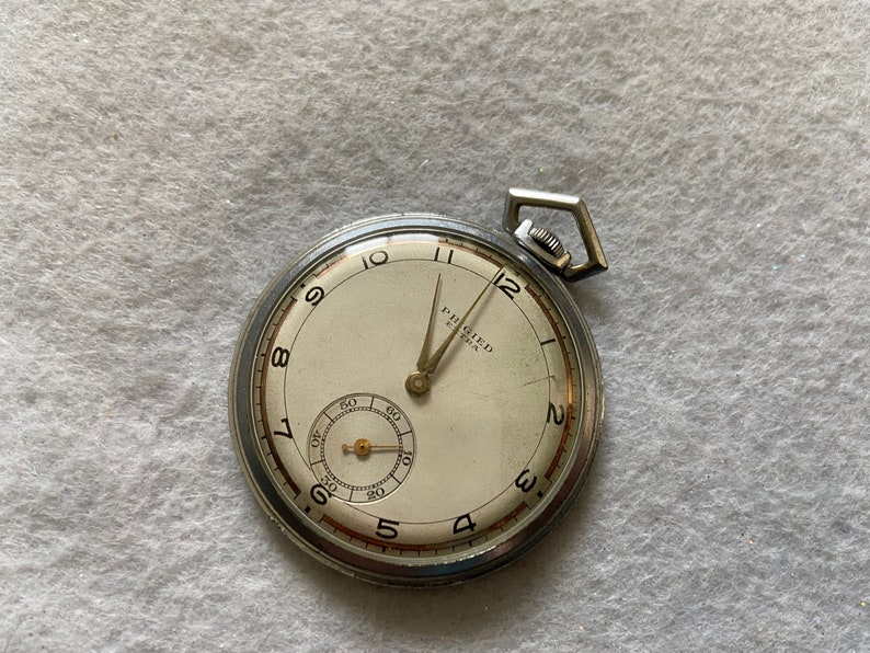 Vintage Phigied Extra Mechanical Wind Up Pocket Watch | Etsy