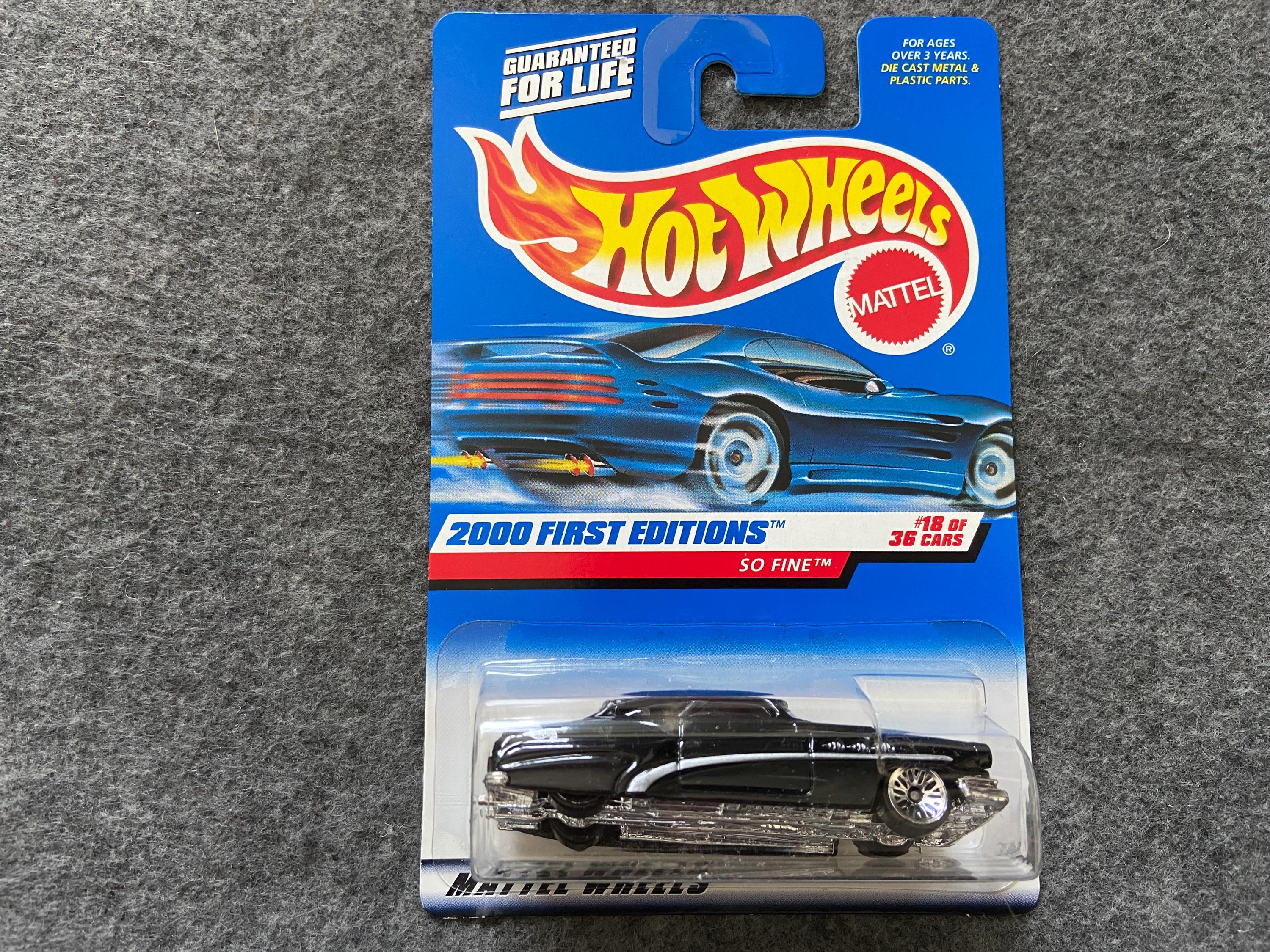 So Fine 2000 First Editions Hot Wheels *buy 4, Get 50% Off* - Etsy