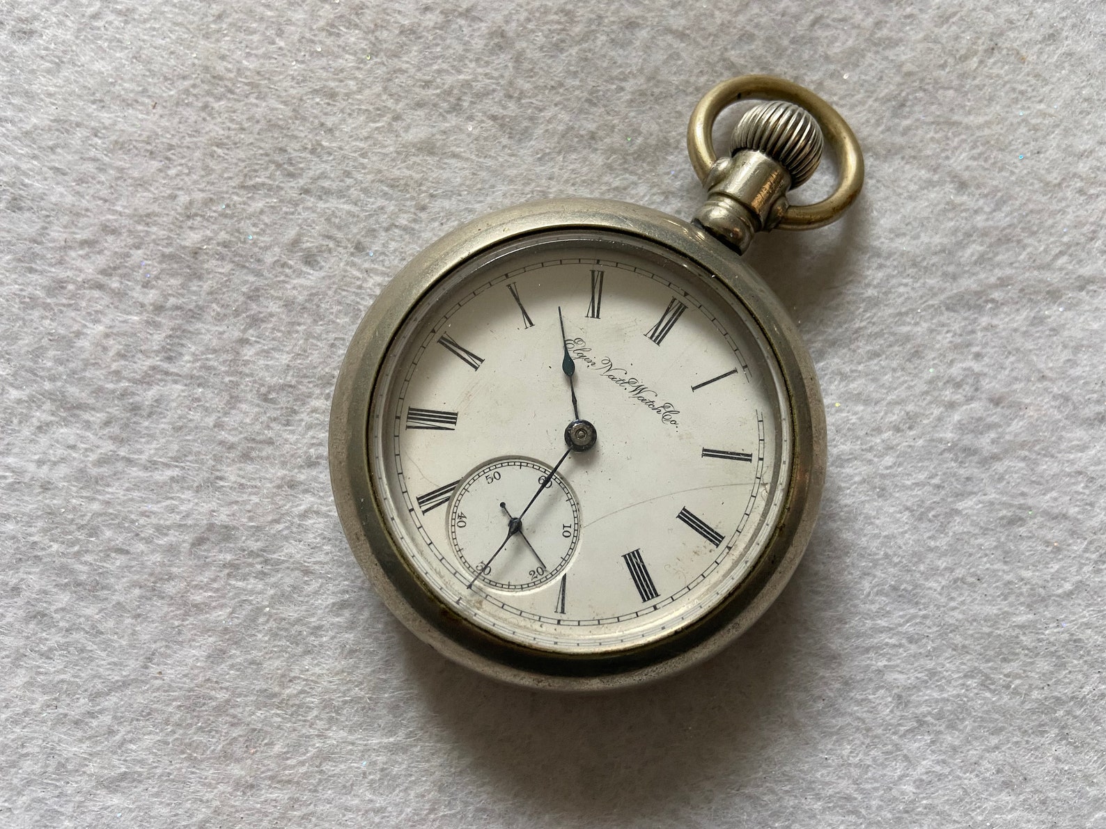 Elgin Mechanical Wind Up Vintage Pocket Watch | Etsy
