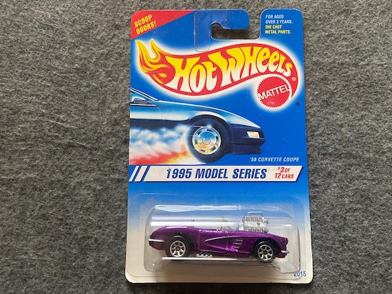 58 Corvette Coupe 1995 Model Series Hot Wheels *buy 4, Get 50% Off