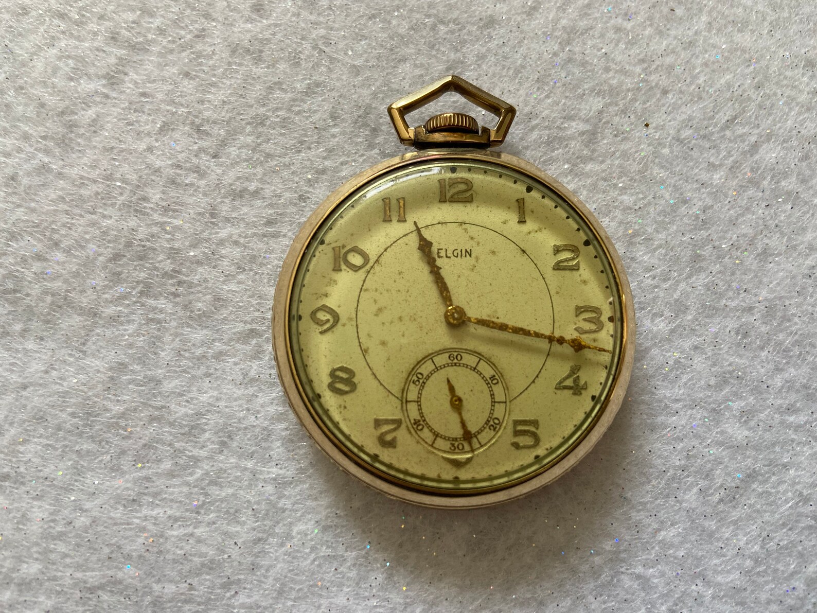 Vintage Elgin Mechanical Wind Up Pocket Watch Etsy