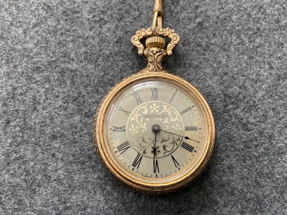 westclox wind up pocket watch