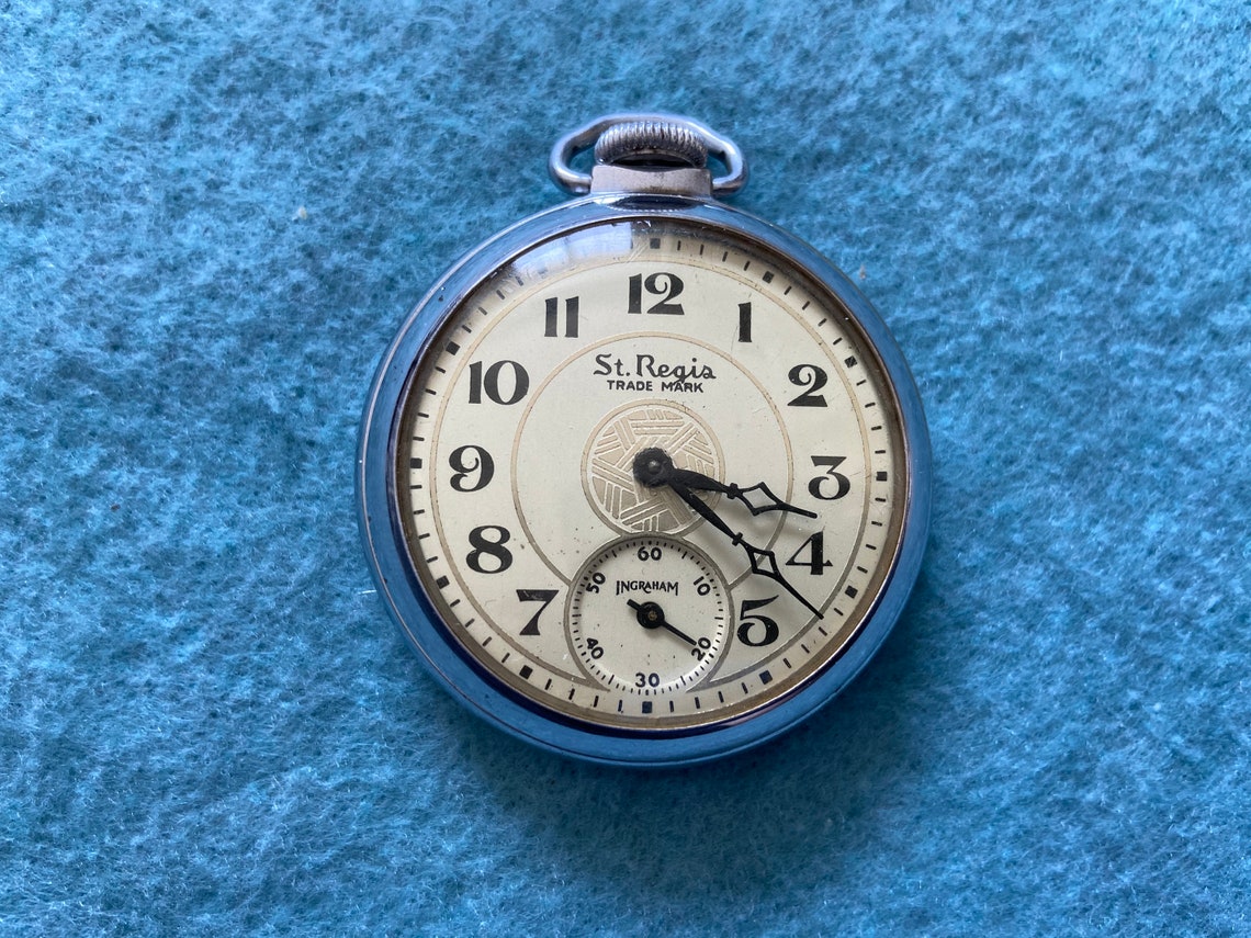 Vintage St. Regis Mechanical Wind up Pocket Watch Etsy UK