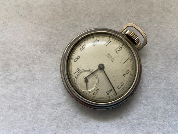 westclox wind up pocket watch
