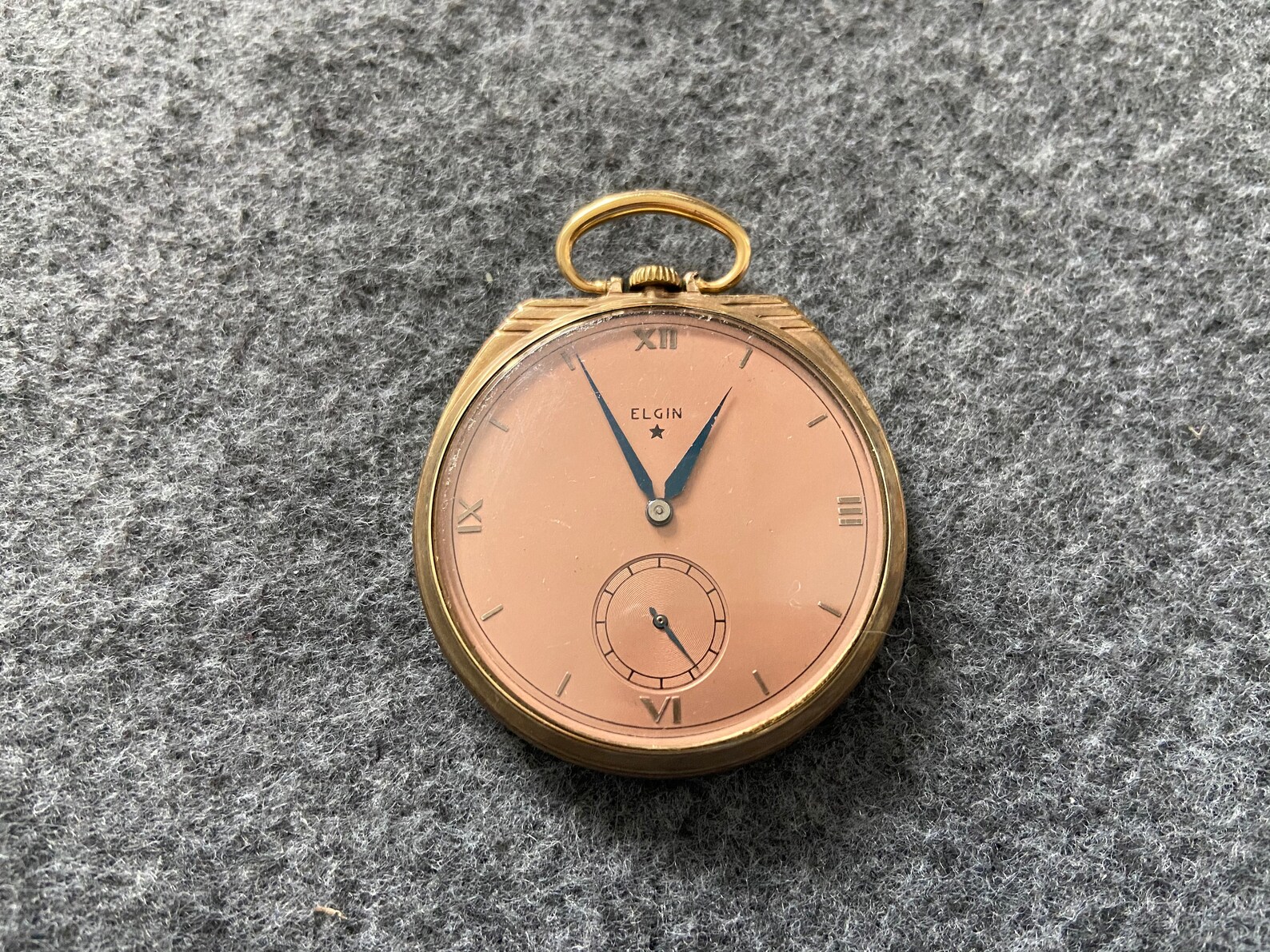 Elgin 19 Jewels Mechanical Wind Up Vintage Pocket Watch Etsy