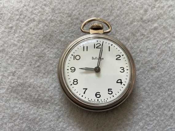 westclox bullseye pocket watch