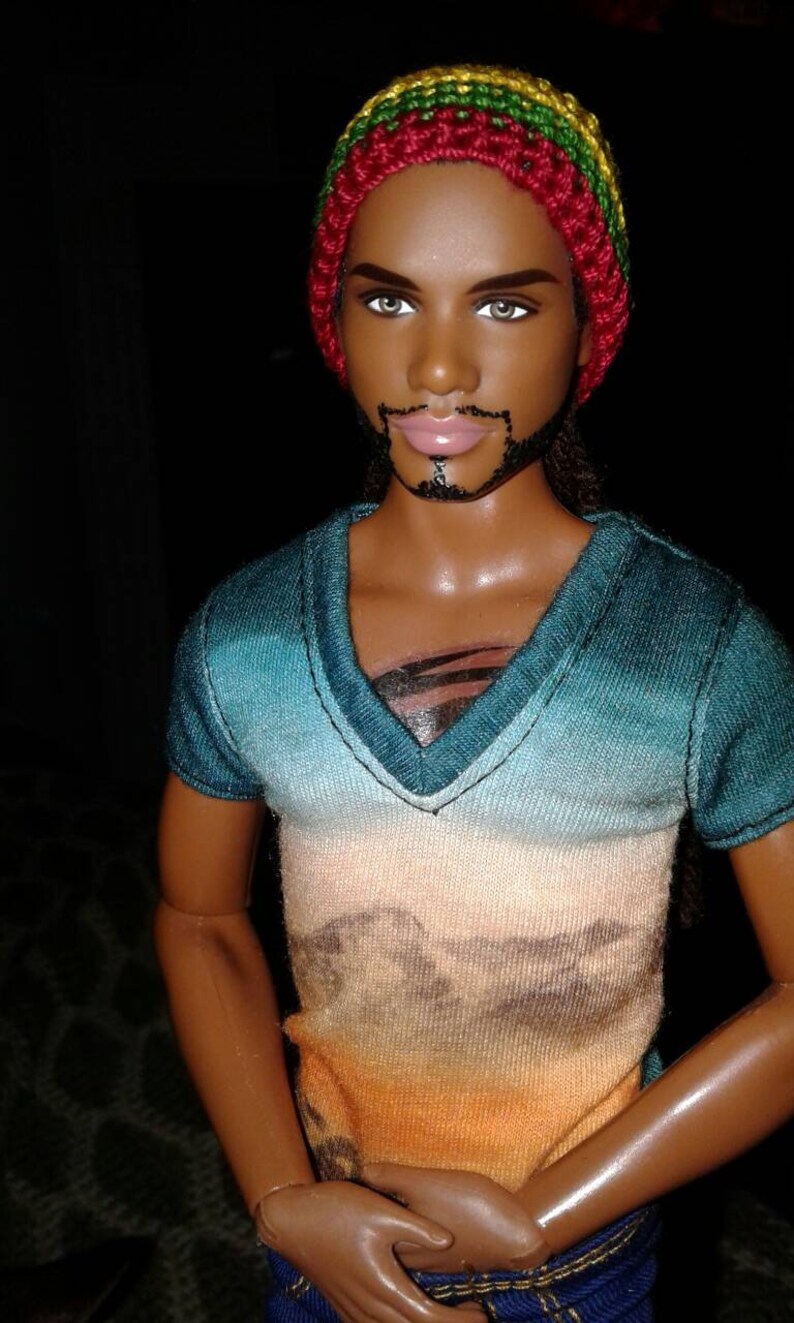 Ken Doll Beanie Hats/ Hand Crocheted Etsy