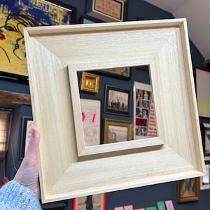 You choose the size // Unfinished St Ives Picture Frame // Made to order // DIY Frame 500x500mm MAXIMUM image 2