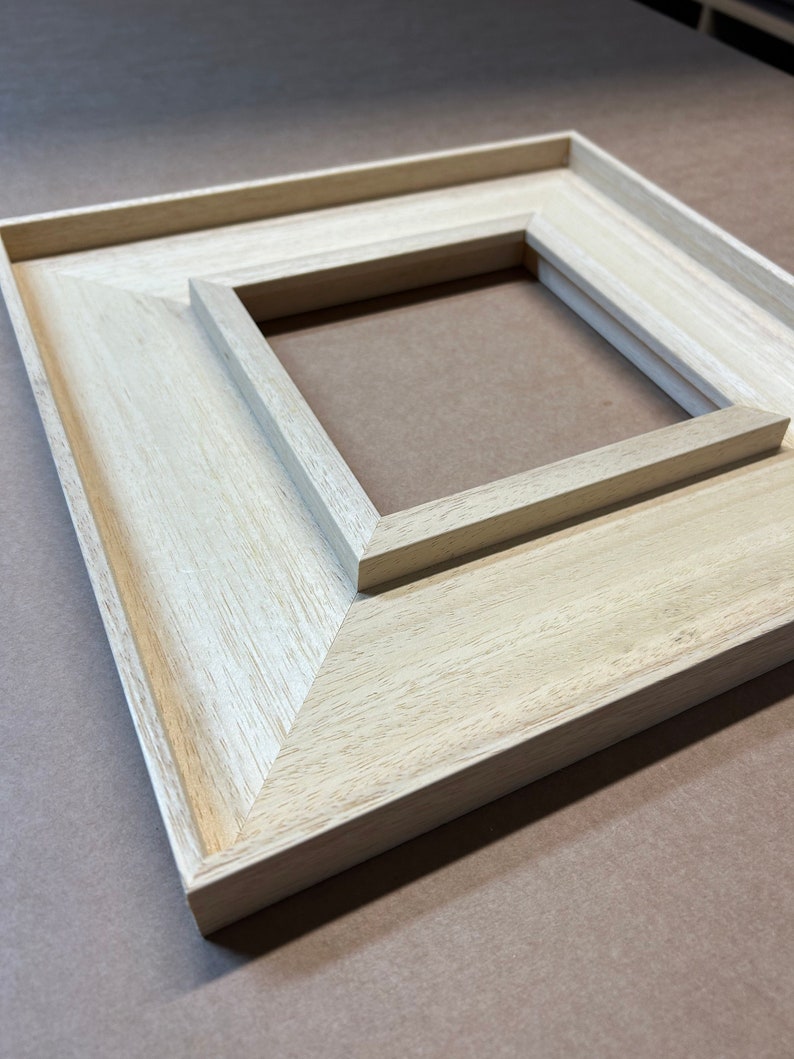 You choose the size // Unfinished St Ives Picture Frame // Made to order // DIY Frame 500x500mm MAXIMUM image 3