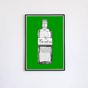 Gordon's Gin // Happy Hour // A5 A4 A3 // Stampa senza cornice // di Amy Rose