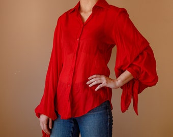 GUCCI by Tom Ford 'GG' Sheer Keyhole Top | Small/medium - Etsy