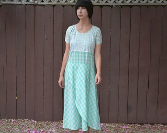 Junya Watanabe Comme des Garcons AD 1998 Gingham Dress