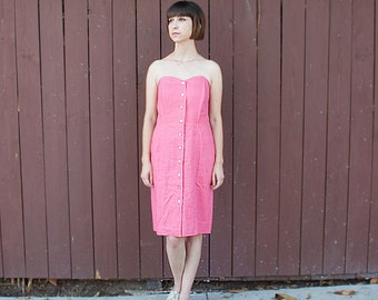 everlane white linen dress The Seamed Dress in Stretch Linen